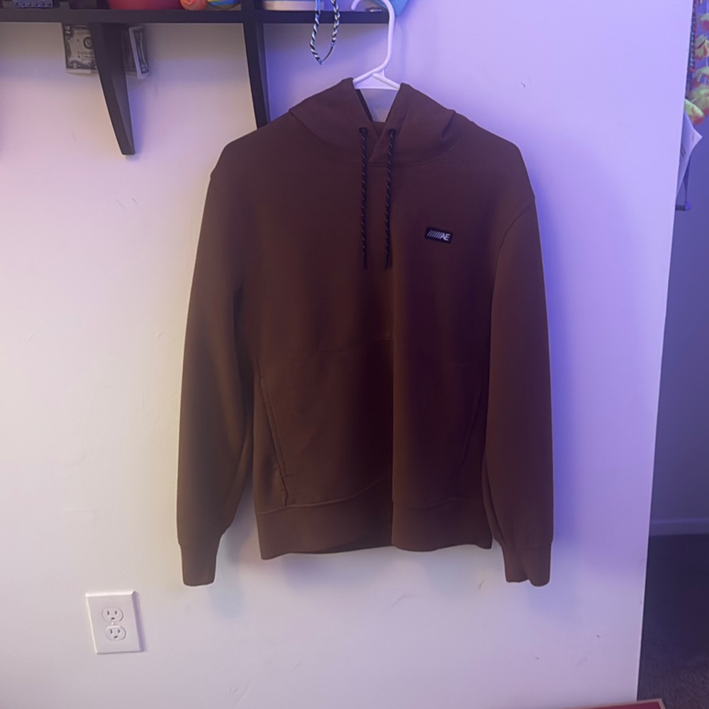 American Eagle AE 24/7 Active Hoodie — Brown, Pullover, Men’s